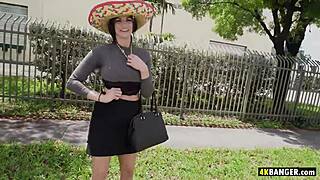 Becky Bandini's Massive Tits Ride in Hot Van Action