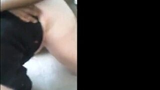 First time teen girl in pantyhose gets facial