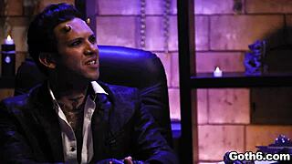 Crazy goth teens share giant dick 😈