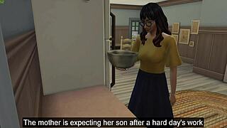 Fucking my hairy pussy after work at home