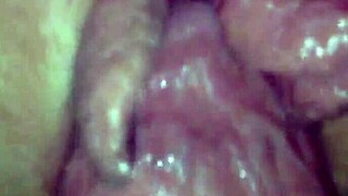 creamy college teen has a wild squirting orgasm in close-up