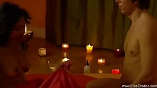 massage turns into exotic pussy fingering session