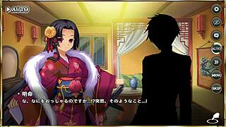 Zhou Tai in furisode erotic scene from Makoi Kishi