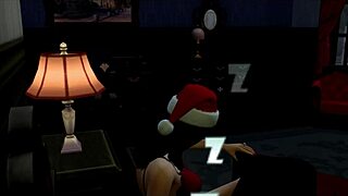 Hey, in Sims 4, goth Bella gives Santa a blowjob and anal on Christmas!