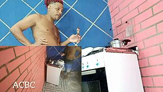 Want to see nicoli fox's anal teen assfucking in the kitchen ending with cum?