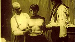 Dark Lantern Entertainment Presents Stunning Vintage Granny Blowjob