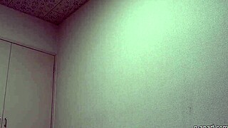 Japanese Girl Undresses in Lingerie Before Miniskirt Change