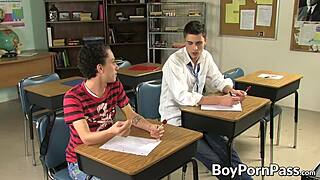 Horny Young 18+ Twink Maddox Johnson Swallows Throbbing Dick