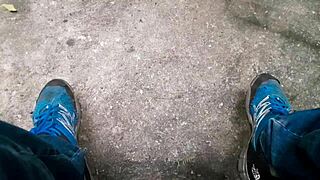 gay brazilian guy jerks off in the woods, so wild! 🔥