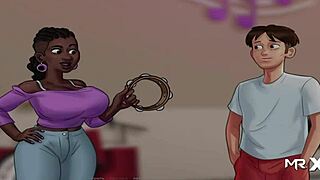 teacher gets creampied in anime scene