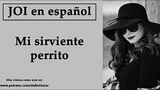 Spanish Mistress Dominates With JOI
