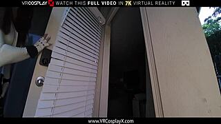 hey, busty redhead isabelle reese rocks black widow cosplay in wild vr sex 😈