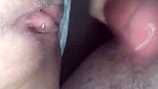 Creampie Cock Filling Her Pussy With Hot Cum In Intense Hardcore Action