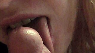 Ever seen a Russian amateur give an intense blowjob?