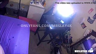 ms beautidoll fucked me hard in that atlanta trailer shower, her oiled ass bent over.