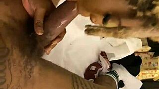 Black Latina Sucks Cock In Throat Training