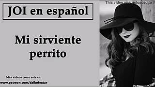 Spanish Mistress Dominates With JOI