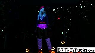 Do you want to see two stunning blondes share their big tits and pussy on halloween?