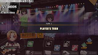 i can't believe that monster cock in this hentai anime is so big, with those big tits and ass driving me wild