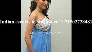 Indian Beauty Explores Sensual Moments in Singapore