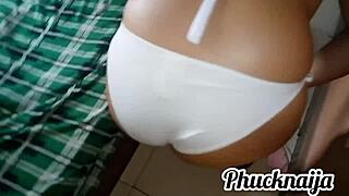 Sweet POV Sex With College Teacher's Natural Tits And Monster Cock Doggystyle Fucking