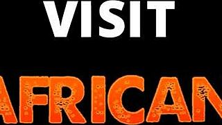 Busty African Girl Teases with Deepthroat Skills