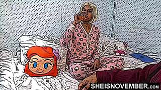 My animated step-daughter’s realistic blowjob on display in high definition video