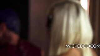 Superheroes pause fighting for intense sex in latex and maledom parody