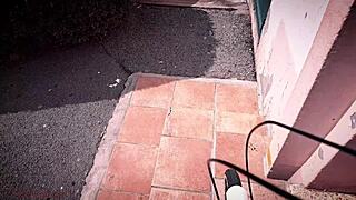 neighbor's door open, what do i see