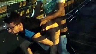 fucking on the road in public gay outdoor