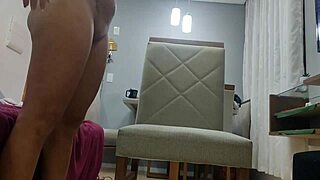 Submissive Slut Takes Cum from Ass to Mouth