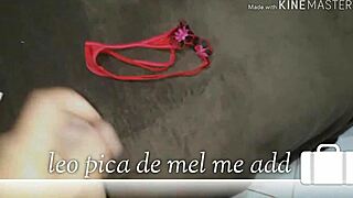 Stolen panties lead to intense masturbation with paty bumbum.