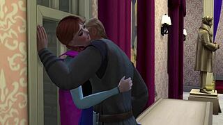 Anna begs Kristoff to fuck her!