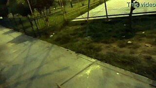 She gives me a blowjob in the park while walking her puppies