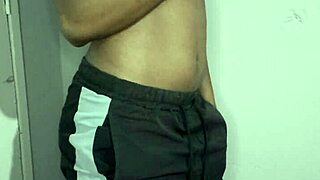 I masturbate to big black cock at the gym