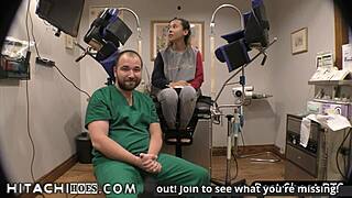 Doctor in Tampa gives freshman Kalani Luana mandatory wand sessions during college physical at Hitachihoescom