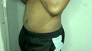 I masturbate to big black cock at the gym