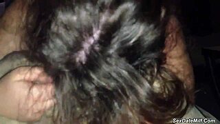 on our first date, she gets her face fucked hard by my big cock