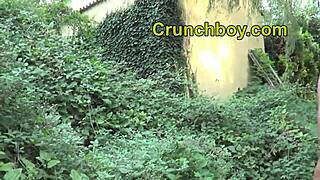 kameron frost shows his monster cock in exhibition