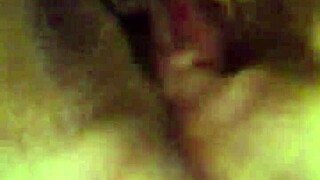 Girl with tattoo masturbates clit to orgasm and squirts