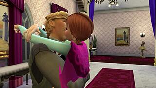 Anna begs Kristoff to fuck her!