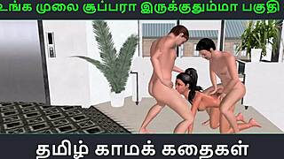 ugh, i dunno how to say this, but this tamil 3d cartoon threesome is super hot!