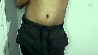 I masturbate to big black cock at the gym