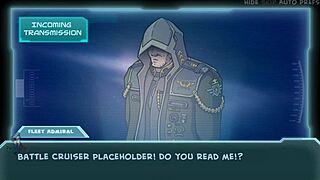 star channel 34 part 79 with anime hentai game featuring muscular brunette bodybuilder lesbian