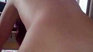 hey, check out this brunette getting pounded by a monster cock to that metal song. it's wild!