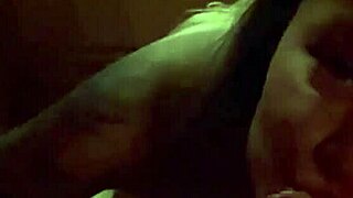 monika fox sucked dick in the sauna with her fake tits and piercings