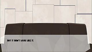 In the mbm handjob scene, he cums on her boobs.