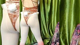 Eronekokun's bunnyboy masturbates in bunnysuit with corn vibrator!