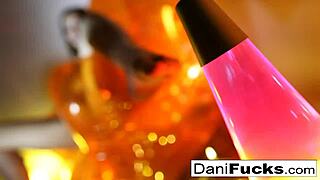 Sexy Dani provides a lustful solo sex scene