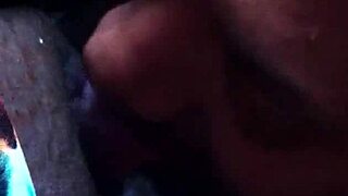 a couple shares an intimate moment in the image